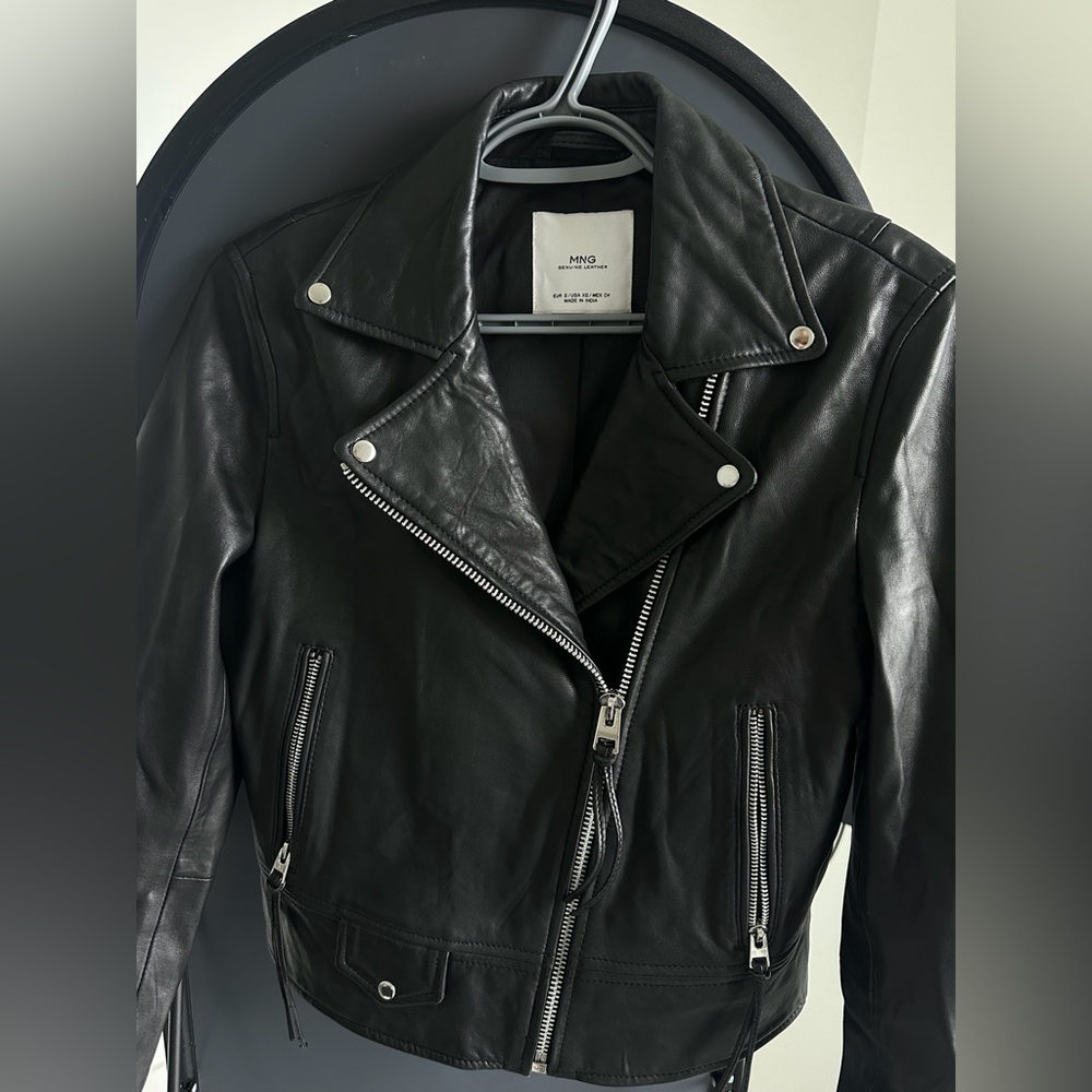 Mango Leather Jacket - image 8